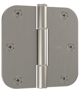 National Hardware Squeak Guard Series N830-449 Door Hinge, 3-1/2 in H Frame Leaf, 3/32 in Thick Frame Leaf, Steel, 50 lb